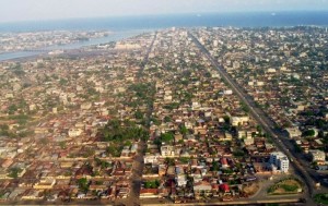 Cotonou : vue aérienne